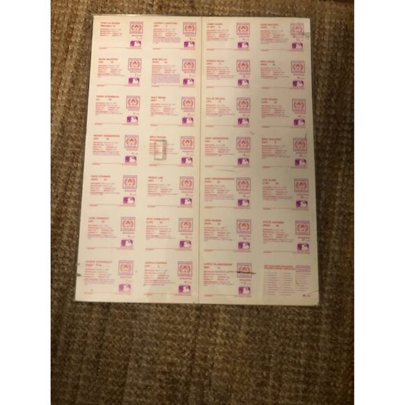 Framed 1991 Oakland A’s Baseball Card Set – Mother’s Cookies (28 Players) - Picture 5 of 8